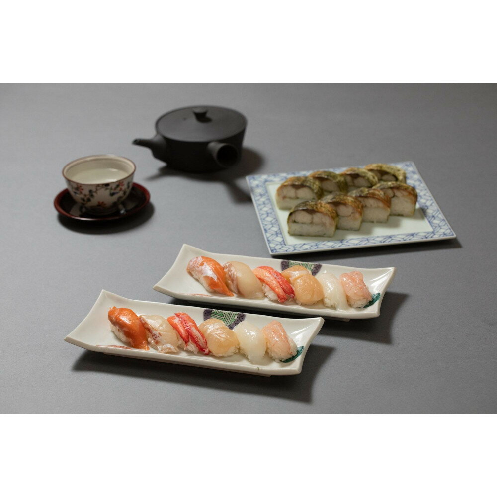 金沢まいもん寿司 6貫握りと焼き鯖棒寿司