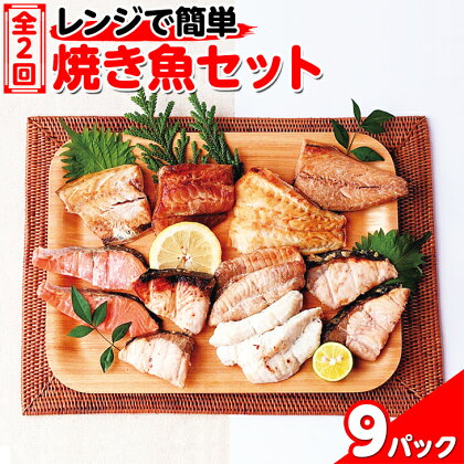 【能登半島地震復興支援】【定期便】全2回　レンジで簡単　焼き魚セット※着日指定不可 石川県 七尾市 能登