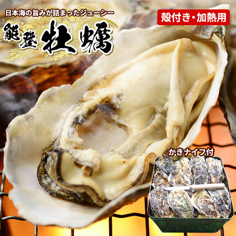 【ふるさと納税】魚介類 牡蠣 /能登かき/殻付き・加熱用・半斗缶［約40〜50個］◇ ※2023年（令和5年）12月上旬頃より順次発送※離島への発送不可のサムネイル