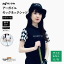 【ふるさと納税】【2025年春新発売】マイクロタフレッチ レディース アーガイルモックネックシャツ/ブラック/ホワイト ゴルフウェア ゴルフ アーガイル柄 モッ...