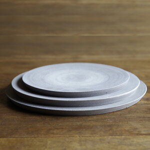 【ふるさと納税】 CONCRETE CERAMIC Plate S 皿 お皿 手作り デザイン 革 ...