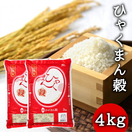 【能登半島地震復興支援】石川県オリジナル米「ひゃくまん穀」2kg×2（精米）