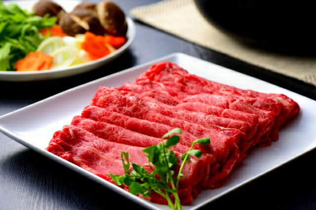 【ふるさと納税】【希少】能登牛　モモ肉（しゃぶしゃぶ・すき焼き用）500g