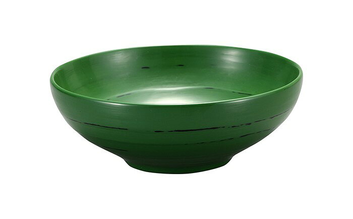 【ふるさと納税】輪島塗　iro鉢(研出し緑)