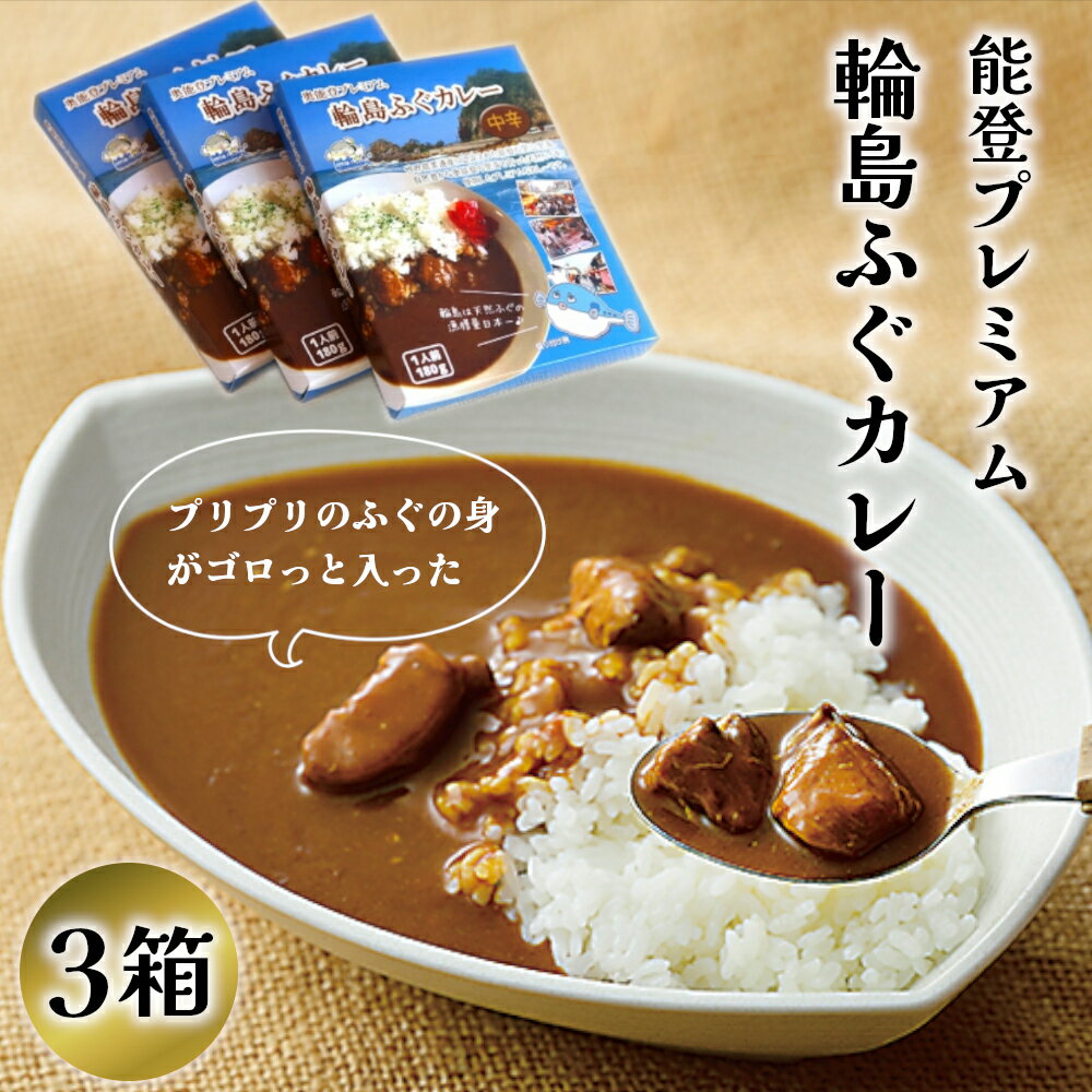 【ふるさと納税】能登プレミアム『輪島ふぐ』カレーセットのサムネイル