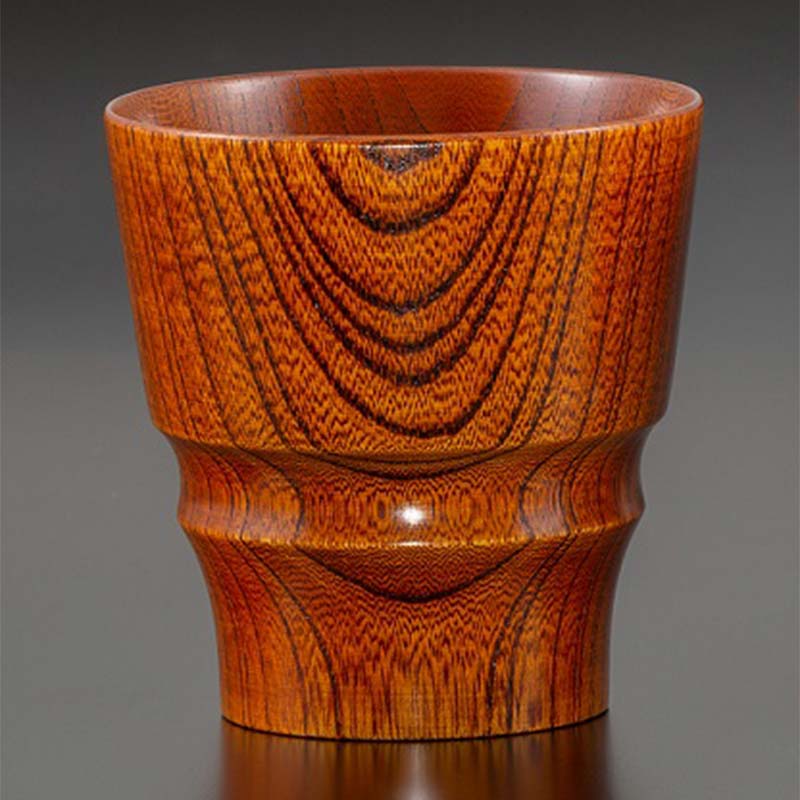 【ふるさと納税】山中塗 欅ぐらす プレミアム2 天然木 欅 木製 木のグラス コップ カップ 漆器 伝統工芸 工芸品 国産 父の日 母の日 敬老の日 ギフト 能登半島地震復興支援 F6P-0726