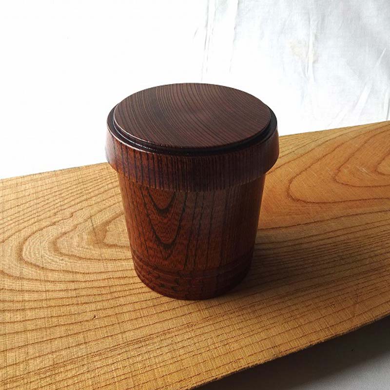 【ふるさと納税】欅 小皿になる蓋つきグラス 化粧箱入り 天然木 蓋付き グラス コップ カップ タンブラー 小皿 皿 漆器 父の日 敬老の日 ギフト 伝統工芸 工芸品 国産 能登半島地震復興支援 F6P-1033