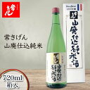 【ふるさと納税】常きげん 山廃仕込純米 720ml 箱入 国産 日本酒 純米酒 純米 ご当地 地酒 酒 アルコール 鹿野酒造 贈り物 ギフト F6P-2981