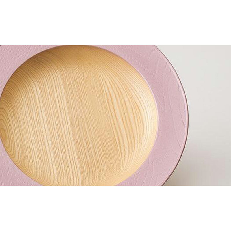 【ふるさと納税】〈浅田漆器工芸〉うつろいウッドプレート2枚セット　シルキーピング＆グリーンパールナチュラル【高島屋選定品】[58C0742] F6P-1601