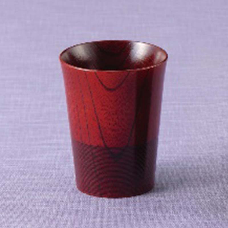 【ふるさと納税】山中塗 トールカップ 朱 漆器 カップ 天然木 漆塗 F6P-2434