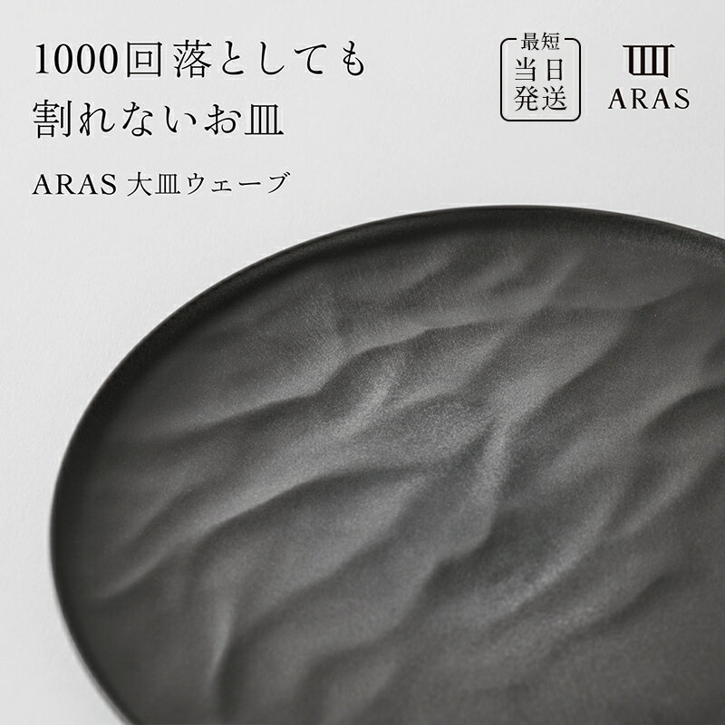 【ふるさと納税】ARAS大皿ウェーブ 2