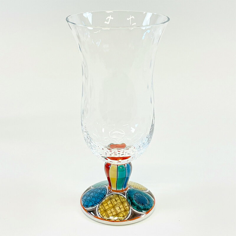 【ふるさと納税】九谷和グラス 冷酒グラス古九谷丸紋 工芸品 グラス コップ 食器 F6P-2999