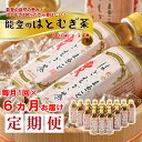 【ふるさと納税】 【 定期便 6ヶ月 】 お茶 はとむぎ茶 500ml × 24本 6回 ノンカフェイン 麦茶 むぎ茶 0.5l ペットボトル 飲料 国産 名産...