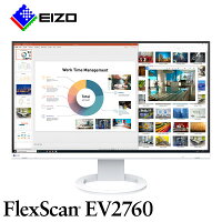 EIZO 27型(2560×1440)液晶モニター FlexScan EV2760 ホワイト