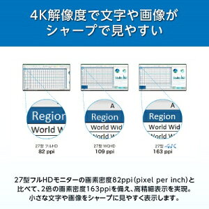 【ふるさと納税】 EIZO の 27.0型 4K 液晶モニター FlexScan EV2740X ブラック _ 液晶 モニター パソコン pcモニター ゲーミングモニター USB Type-C 【1402133】