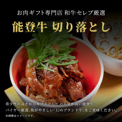 【ふるさと納税】【和牛セレブ】能登牛 切り落とし 1kg(500g×2P)【配送不可地域：離島】【1621113】 f172103-hakusan-10000601 石川県白山市 サンプル画像2