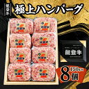 【ふるさと納税】【能登牛】極上ハンバーグ 150g×8ヶ(のし付き)_ ハンバーグ 牛肉 お肉 肉 牛 人気 美味しい 【配送不可地域:離島】【1130496】
