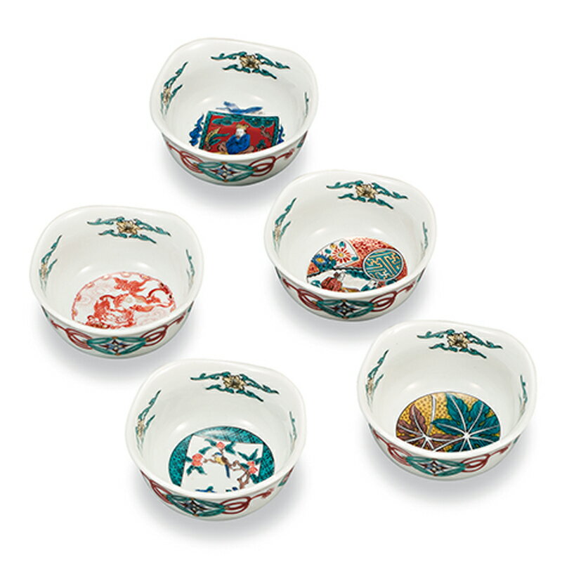 3号小鉢揃 時代絵 民芸品 工芸品 雑貨 食器 鉢皿 キッチン雑貨 キッチン用品