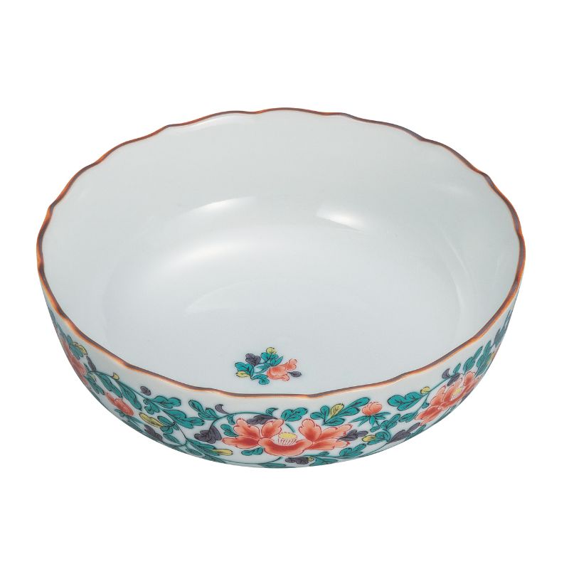 【ふるさと納税】九谷焼 5.8号鉢・牡丹唐草