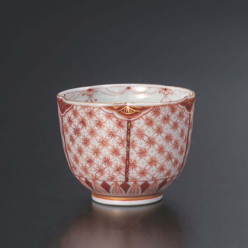 九谷焼 ぐい呑・さくら文