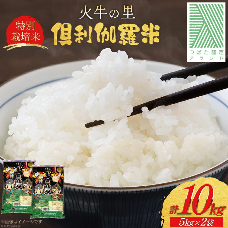 【ふるさと納税】米 火牛の里 倶利伽羅米 (特別栽培米) 5kg×2袋 計10kg [JA石川かほく 石川県 津幡町 28ab0007] お米 白米 ご飯 ごはん コメ こめ 家庭用 おこめ 精米のサムネイル