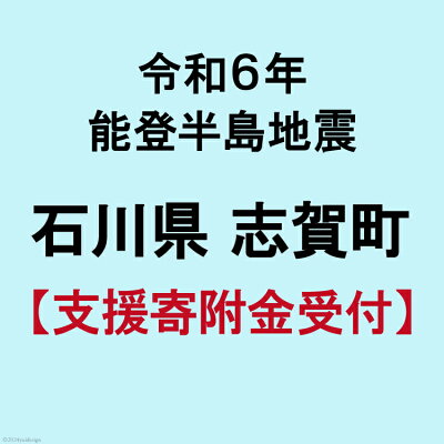 楽天ふるさと納税　【ふるさと納税】令和6年 能登半島地震 支援寄附金 10,000円 返礼品なし [石川県 志賀町 ZZ0003] 災害支援 被災地支援