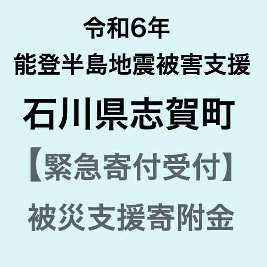 【ふるさと納税】【令和6年能登半島地震災害支援緊急寄附受付】石川県志賀町災害応援寄附金（返礼品は...