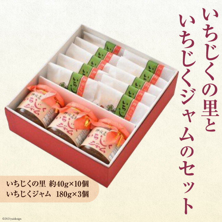 いちじくの里 40g ×10個 と いちじく ジャム 180g ×3個 セット 詰め合わせ [御菓子処めんでん 石川県 宝達志水町 38600520] 化粧箱 焼菓子 お菓子 おかし 菓子 いちじく イチジク 無花果 フルーツ