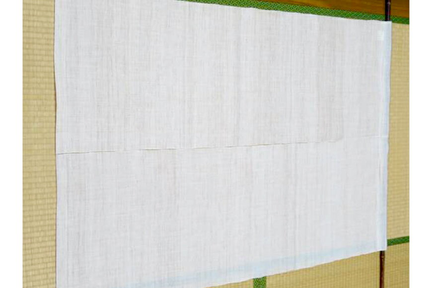 【ふるさと納税】 伝統工芸品 能登上布 2枚のれん 1セット [能登上布振興協議会（能登上布会館） 石川県 中能登町 nk17amw260015] 暖簾 のれん