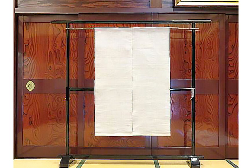 【ふるさと納税】 伝統工芸品 能登上布 2枚のれん 1セット [能登上布振興協議会（能登上布会館） 石川県 中能登町 nk17amw260015] 暖簾 のれん