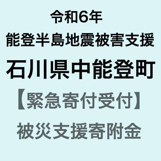 【ふるさと納税】【令和6年能登半島地震災害支援緊急寄附受付】石川県中能登町災害応援寄附金（返礼品...