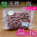 【ふるさと納税】【容量が選べる】奥能登穴水町産 天然 猪肉 ミンチ 500g~1kg | ジビエ ジビエ肉 いのしし イノシシ 狩猟 天然 自然 国産 能登半島 奥能登 のと 里山 肉 お肉 送料無料