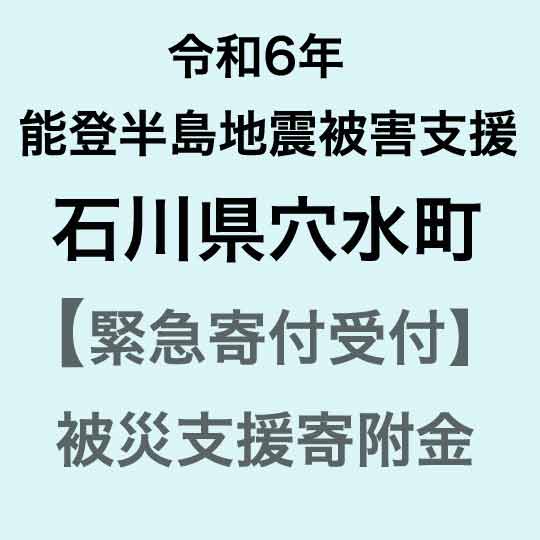 6位! 口コミ数「148件」評価「4.97」【令和6年能登半島地震災害支援緊急寄附受付】石川県穴水町災害応援寄附金（返礼品はありません）