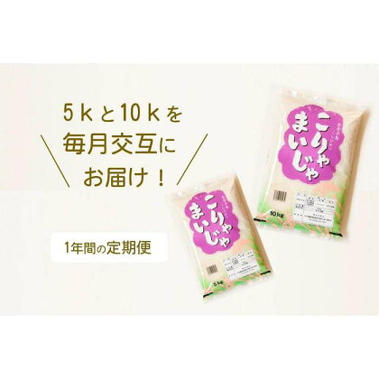 【能登半島地震復興支援】【定期便】お米5kgと10kgが交互に1年間届く！こりゃまいじゃ精米(奥能登柳田地区限定コシヒカリ) | 石川県 能登町 石川 能登 石川県能登町 ふるさと 納税 支援 支援品 返礼 食べ物 グルメ ご当地 ご当地グルメ お米 米