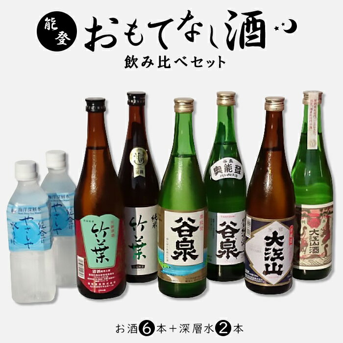 【ふるさと納税】能登の祭のおもてなし酒720|石川県 能登町 石川 能登 石川県能登町 ふるさと 納税 支援 支援品 返礼 酒 お酒 ギフト プレゼント お取り寄せ 清酒 日本酒 大江山 竹葉 谷泉 海洋深層水 地酒 飲み比べ 飲み比べセット 詰め合わせ 純米酒 本醸造酒 日本酒セット