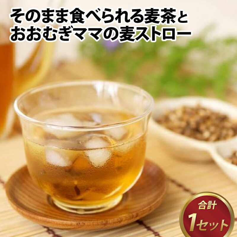 1位! 口コミ数「0件」評価「0」福井産六条大麦そのまま食べられる麦茶とおおむぎママの麦ストロー?★環境配慮商品★ / 麦茶 ストロー お茶 茶 エコ 脱プラスチック 国産 ･･･ 