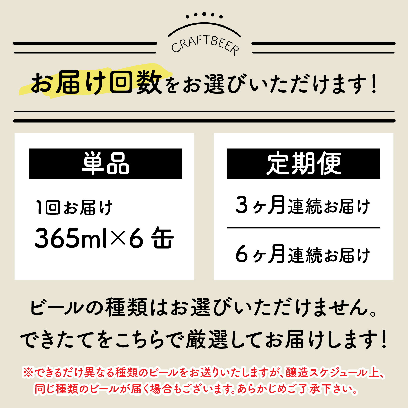 【ふるさと納税】【できたて出荷】選べるお届け回数 クラフトビール飲み比べ6缶セット OUR BREWING / 単品 定期便 3ヶ月 6ヶ月 クラフトビール ビール お歳暮 お中元 父の日 バレンタインデー キャンプ アウトドア バーベキュー フェス 飲み比べ セット 詰め合わせ 缶
