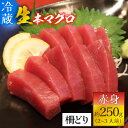 生本マグロ赤身 約250g 2～3人前 / まぐろ 鮪 さく 柵どり 冷蔵 真空パック ヘルシー 国産 送料無料 