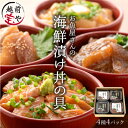 【ふるさと納税】お魚やさんの海鮮漬け丼の具 4種4パッ...