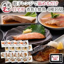 煮魚 焼魚 4種16切セット / たからや商店 越前宝や 鮭 かれい ぶり さば 小分け レンチン レンジ 個包装 時短 ラク家事 真空パック 送料無料 