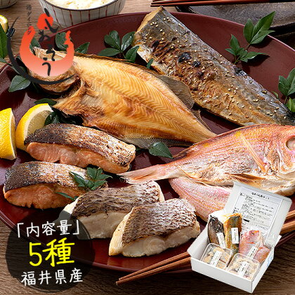 レビューキャンペーン実施中!!福井の地魚セット 5種盛合わせ【魚介類・加工品】