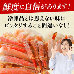 【ふるさと納税】生イバラガニハーフポーション 1kg （生食可）【甲羅組 蟹 カニ かに 刺身 刺し身 生 カット済み 食べやすい 魚介類 魚貝類 新着】･･･ 画像2