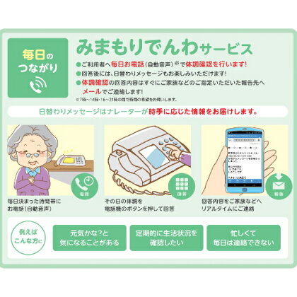 郵便局のみまもりでんわサービス(固定電話コース)(6ヶ月) 【体験チケット・チケット】