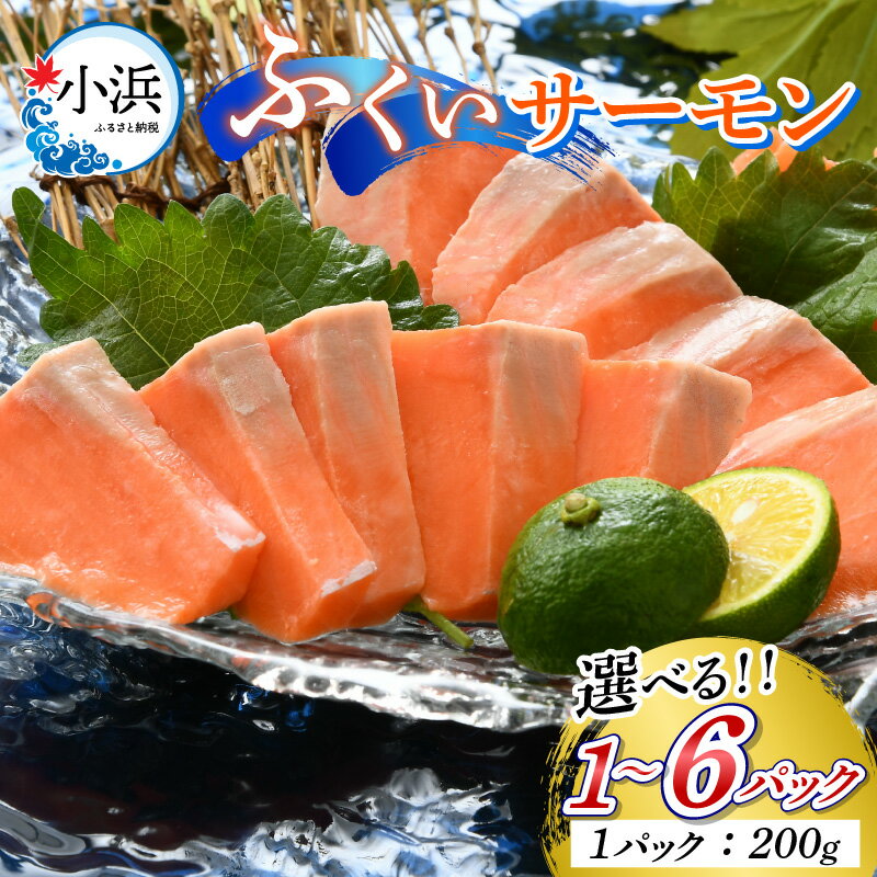 9位! 口コミ数「1件」評価「4」国産 ふくいサーモン【数量が選べる】200g～1.2kg | 海鮮 魚介 魚 小分け 真空包装 冷凍 生食可 刺し身 ムニエル サケ 鮭 生･･･ 