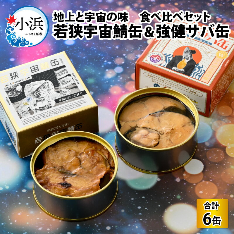 【ふるさと納税】若狭宇宙鯖缶＆強健サバ缶 地上と宇宙の味 食