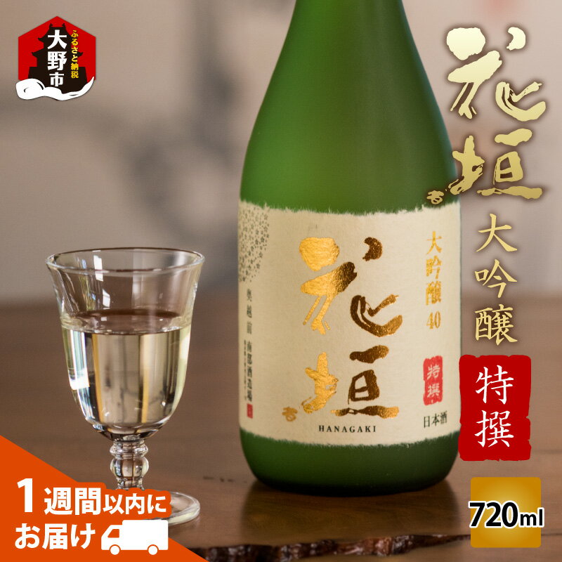 11位! 口コミ数「1件」評価「5」花垣 特撰大吟醸 720ml [A-036003]| ギフト のし 特選 ファーストクラス 山田錦 米 地酒 大吟醸 南部酒造場 銘酒 日本･･･ 