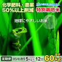 28位! 口コミ数「0件」評価「0」【令和5年産】【12ヶ月定期便】こしひかり 5kg × 12回 計60kg【白米】減農薬・減化学肥料 「特別栽培米」−地球にやさしいお米−[･･･ 