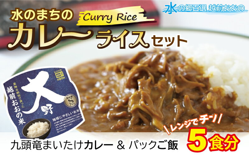 3位! 口コミ数「0件」評価「0」レンジでチン！水のまちのカレーライスセット【5食分】[A-003016]防災 備蓄