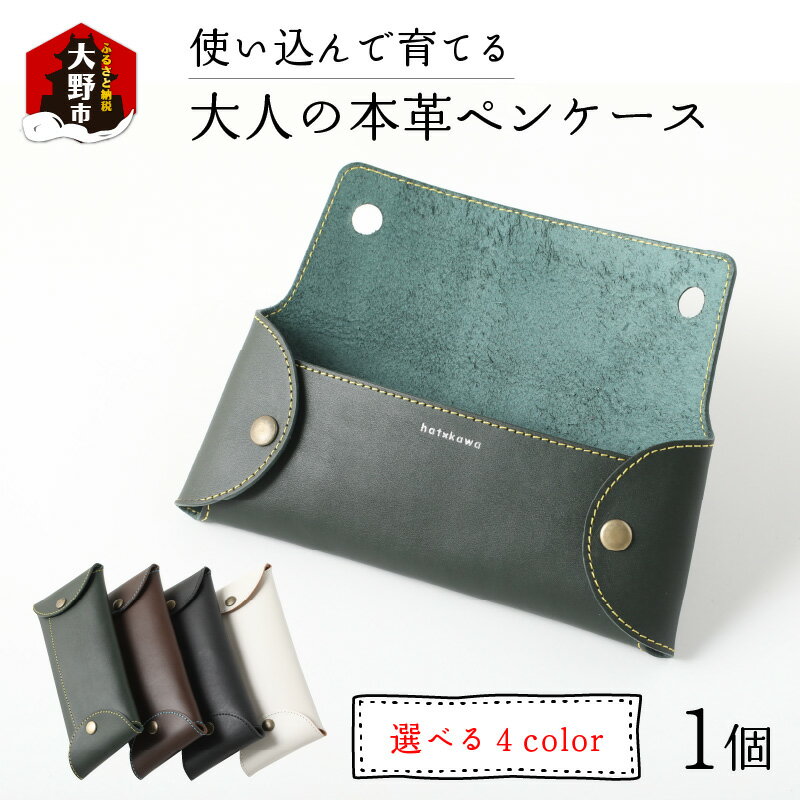 32位! 口コミ数「0件」評価「0」使い込んで育てる「大人の本革ペンケース」[B-024006]|国内産 ゴルフ ボール オーダー ケース カラー 革 革製品 レザー オリジナ･･･ 