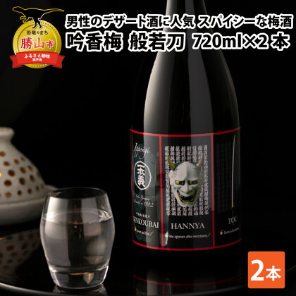 男性用のデザート酒としても人気　般若ラベルのスパイシーな梅酒「般若刀」 (720ml×2本) | 日本酒 スパイシー デザート酒